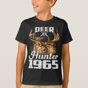Deer Hunter 1965 Years Old Birthday Hunting T-Shirt