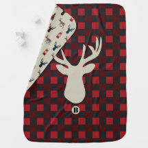 Deer Hunter baby blanket