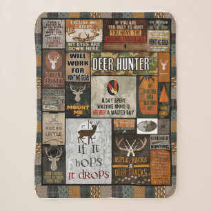 Deer Hunter Blanket Christmas Gift For Hunter,