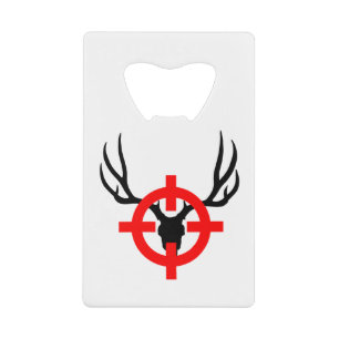 Deer Hunter - Bullseye Credit Card Bottle Opener