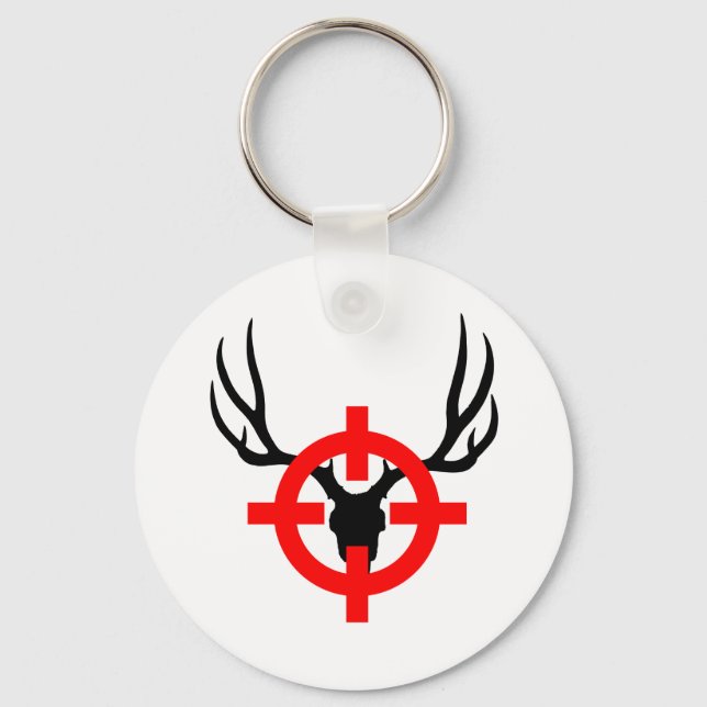 Deer Hunter - Bullseye Keychain (Front)