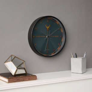 Deer Hunter Clock