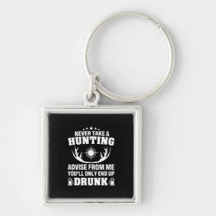 Deer Hunter Drinking Keychain