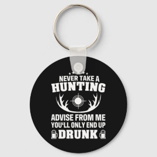 Deer Hunter Drinking Keychain