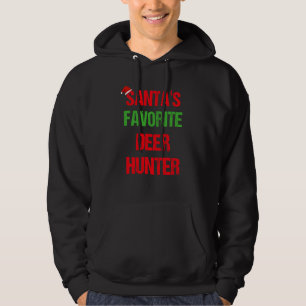 Deer Hunter Funny Pajama Christmas Hoodie