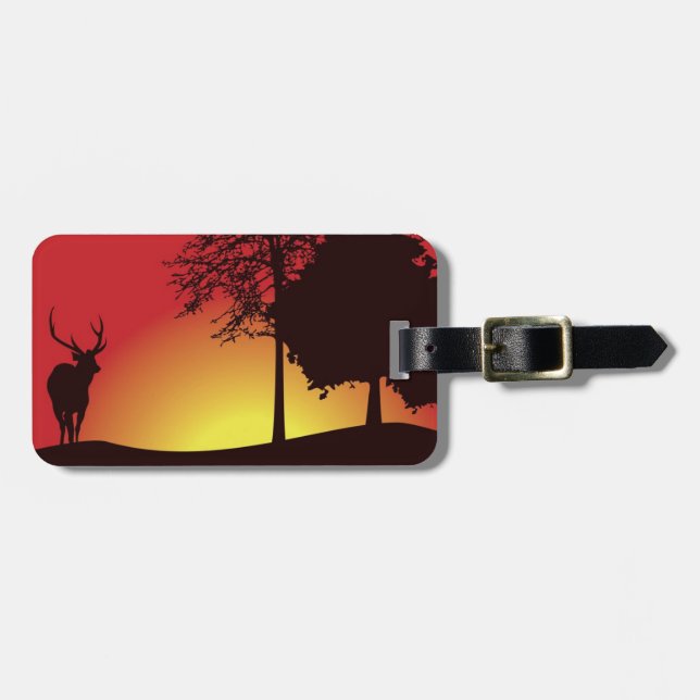 Deer Hunter Luggage Tag (Front Horizontal)