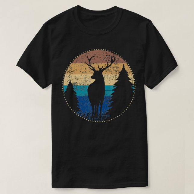Deer Hunter Whitetail Trophy Buck Hunting Season  T-Shirt (Design Front)