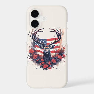 Deer Hunting American Flag USA Proud Hunter