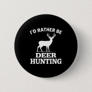 Deer Hunting Art For Men Women Buck Elk Hunter Dee 2 Inch Round Button