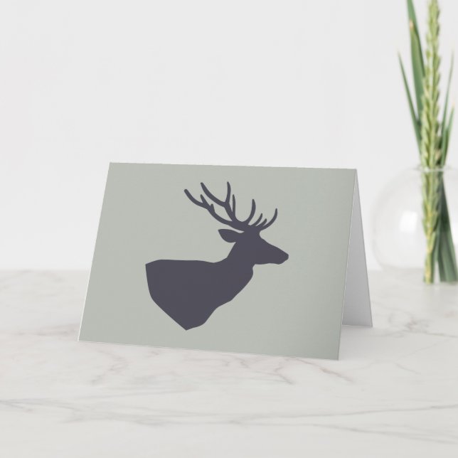 Deer Hunting Birthday Card (Front)