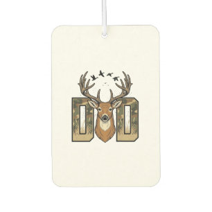 Deer Hunting Dad Camo Buck Vector Shirt Design_1 Air Freshener