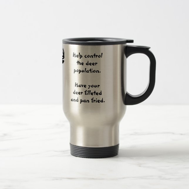 Deer Hunting Drinkware Travel Mug (Right)
