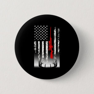 Deer hunting hunter gifts 2 inch round button