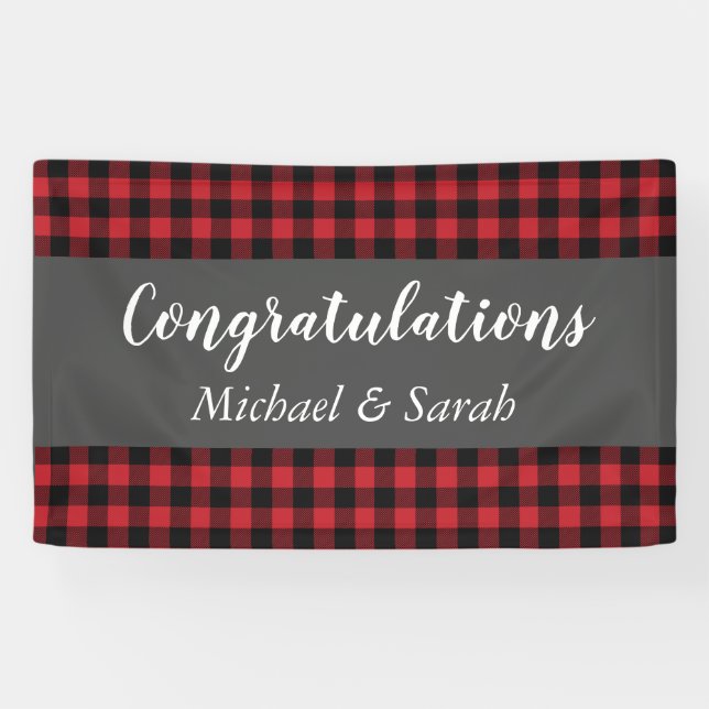 Deer Hunting Lodge Baby Shower Antlers Banner (Horizontal)