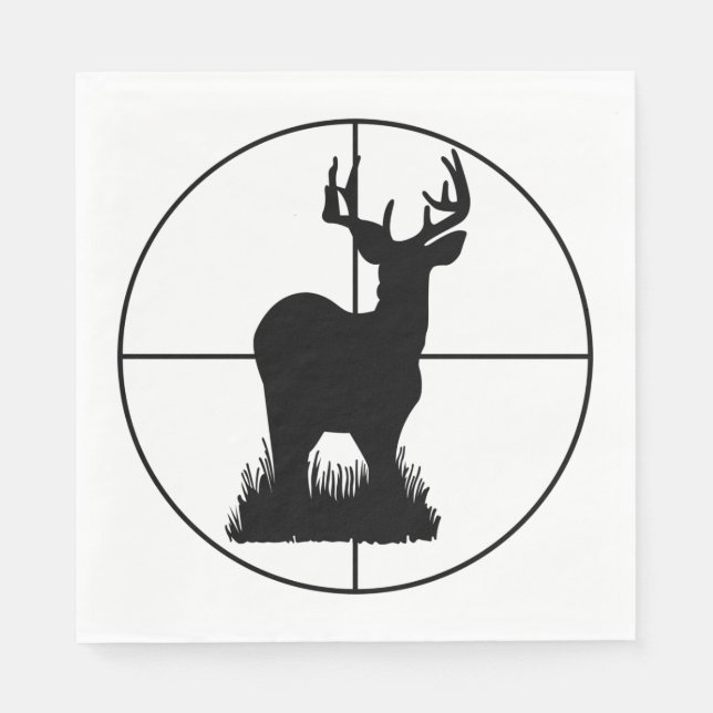 Deer Hunting Napkin (Front)