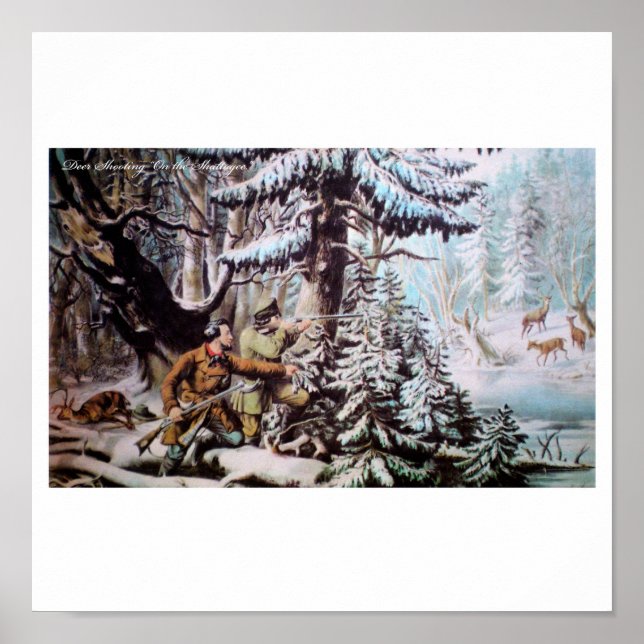 Deer  Hunting Poster (Front)