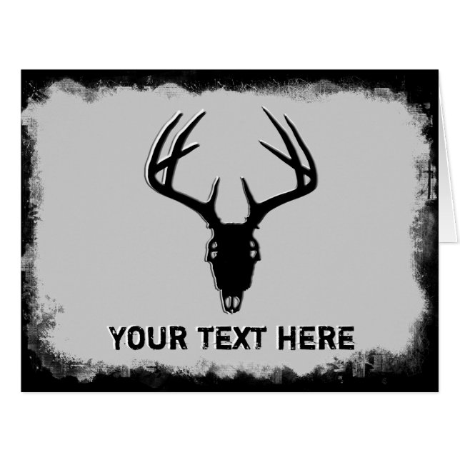 Deer Hunting Skull w/ Antlers (Front Horizontal)