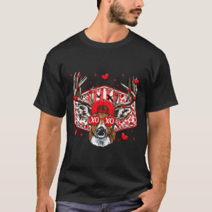 Deer Hunting Xoxo Valentine Buck Boys Cap Men Wome T-Shirt