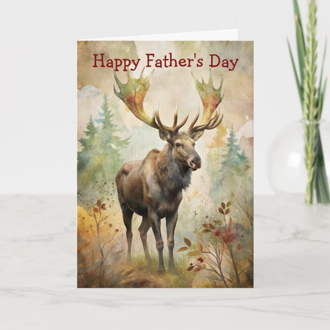 Deer in a Forest Card (Front)