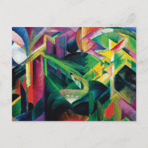 Deer in a Monastery Garden by Franz Marc Postcard