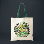 Deer in forest -green tote bag<br><div class="desc">Deer in forest.</div>