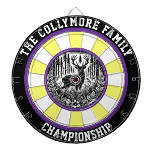 Deer in Forest Precision Target Dartboard