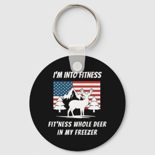 Deer In My Freezer - Deer Hunter Deer Hunting Keychain