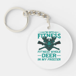Deer In My Freezer - hunting lover Keychain