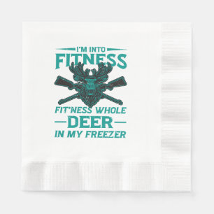 Deer In My Freezer - hunting lover Napkin