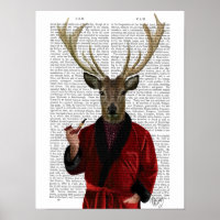 Deer in Smoking Jacket