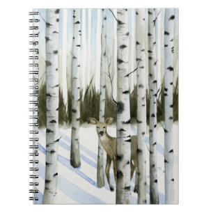 Deer in Snowfall Notebook