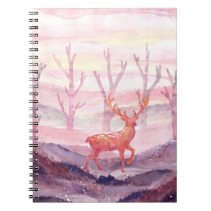 Deer in the forest notebook
