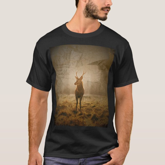 Deer in the forest T-Shirt (Front)