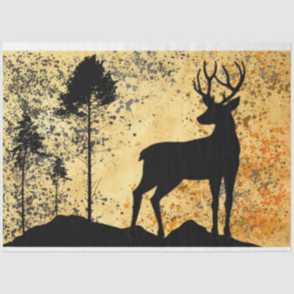 Deer In The Forest Tissue Paper
