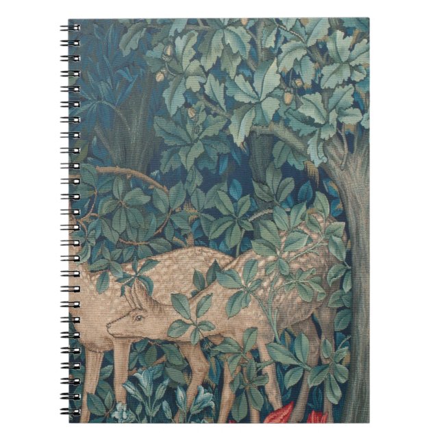 Deer in The Forest, William Morris Notebook (Front)