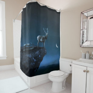 deer in the moonlight