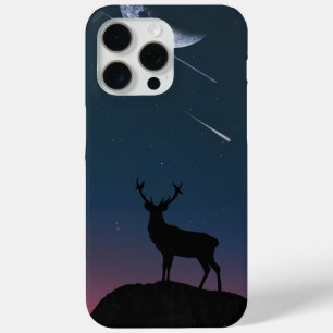 deer in the moonlight iPhone 15 pro max case