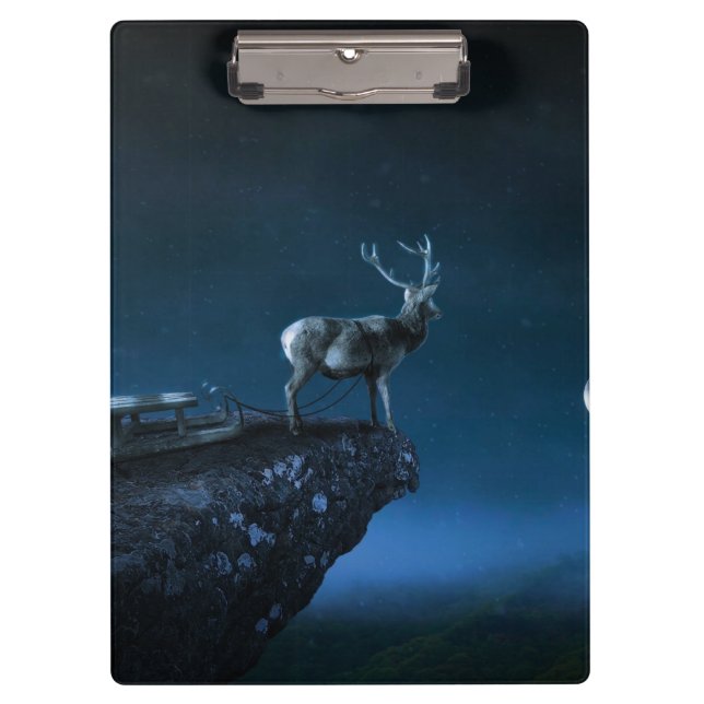 deer in the moonlight clipboard (Front)