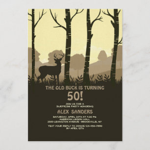 Deer In The Woods Invitation