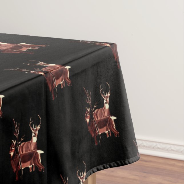 DEER IN THE WOODS table cloth (In Situ)