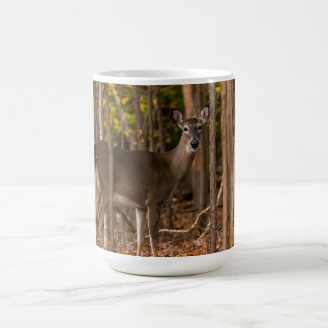 Deer in Woods Coffee Mug (Center)
