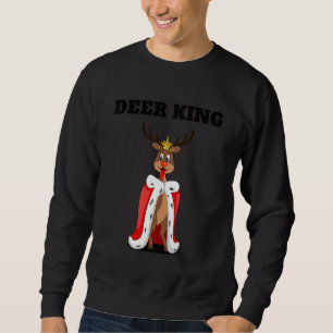 Deer King Mens Deer Boys Deer Sweatshirt