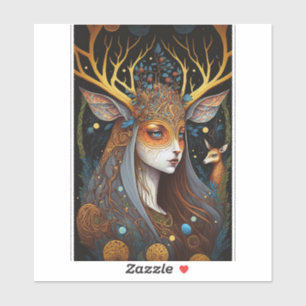 Deer Lady Fantasy Art
