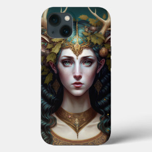 Deer Lady Imaginaire Art Coque-Mate coque iphone