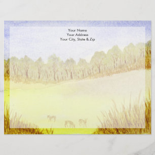 Deer Letterhead