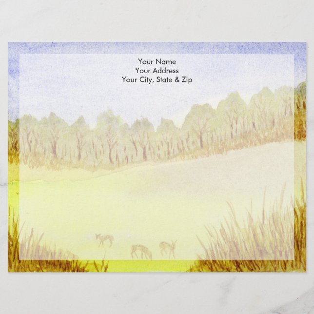 Deer Letterhead (Front)
