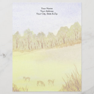 Deer Letterhead