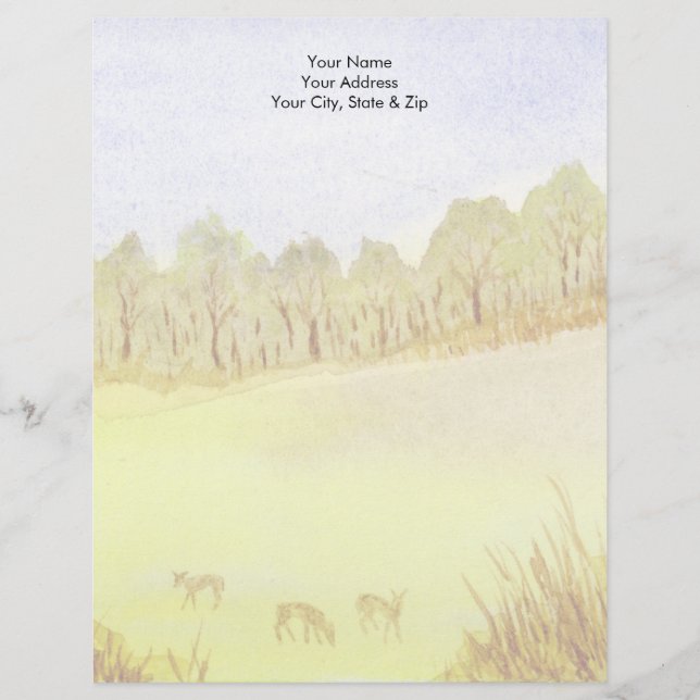Deer Letterhead (Front)