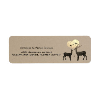 Deer Love Woodland Deer Wedding Custom
