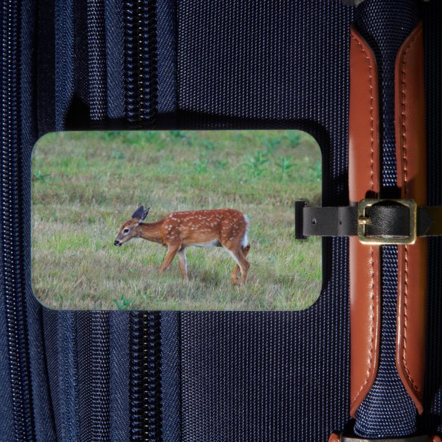 Deer Luggage Tag (Front Insitu 4)